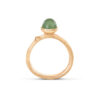 OLE LYNGGAARD RING LOTUS MINI SERPENTINE
