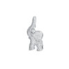 OLE LYNGGAARD CHARM ELEFANT MED PAVÉ HVITTGULL