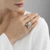GEORG JENSEN RING MOONLIGHT GRAPES SØLV