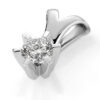 ENSTENSANHENG HVITTGULL DIAMANT 0.05 ct Tw.si