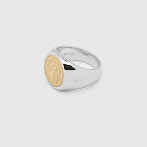 TOM WOOD RING COIN ANGEL GOLD