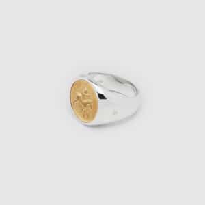 TOM WOOD RING COIN GOLD