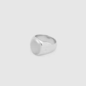 TOM WOOD RING OVAL SILVER TOP