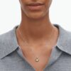 GEORG JENSEN HALSMYKKE CURVE SØLV & GULL