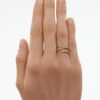 GEORG JENSEN RING DOBBEL MAGIC GULTGULL