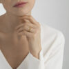 GEORG JENSEN RING DOBBEL MAGIC GULTGULL