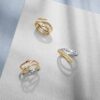 GEORG JENSEN RING MAGIC HVITTGULL