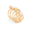 OLE LYNGGAARD RING LOTUS MINI BLUSH MÅNESTEN