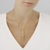 GEORG JENSEN SMYKKE MOONLIGHT GRAPES GULTGULL MED DIAMANTER