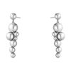 GEORG JENSEN ØREDOBBER MED HENG MOONLIGHT GRAPES SØLV SMÅ