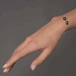 DULONG TAHITIPERLE ARMBÅND PICCOLO MOONLIGHT GULTGULL