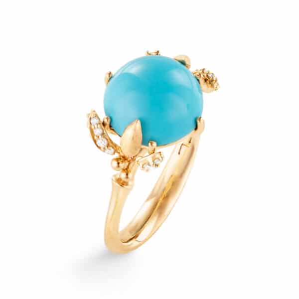 OLE LYNGGAARD RING WINTER FROST SPECIAL PIECE TURQUOISE