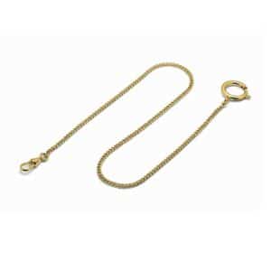 ROMERIKE KLOKKEKJEDE DAME FORGYLT MESSING