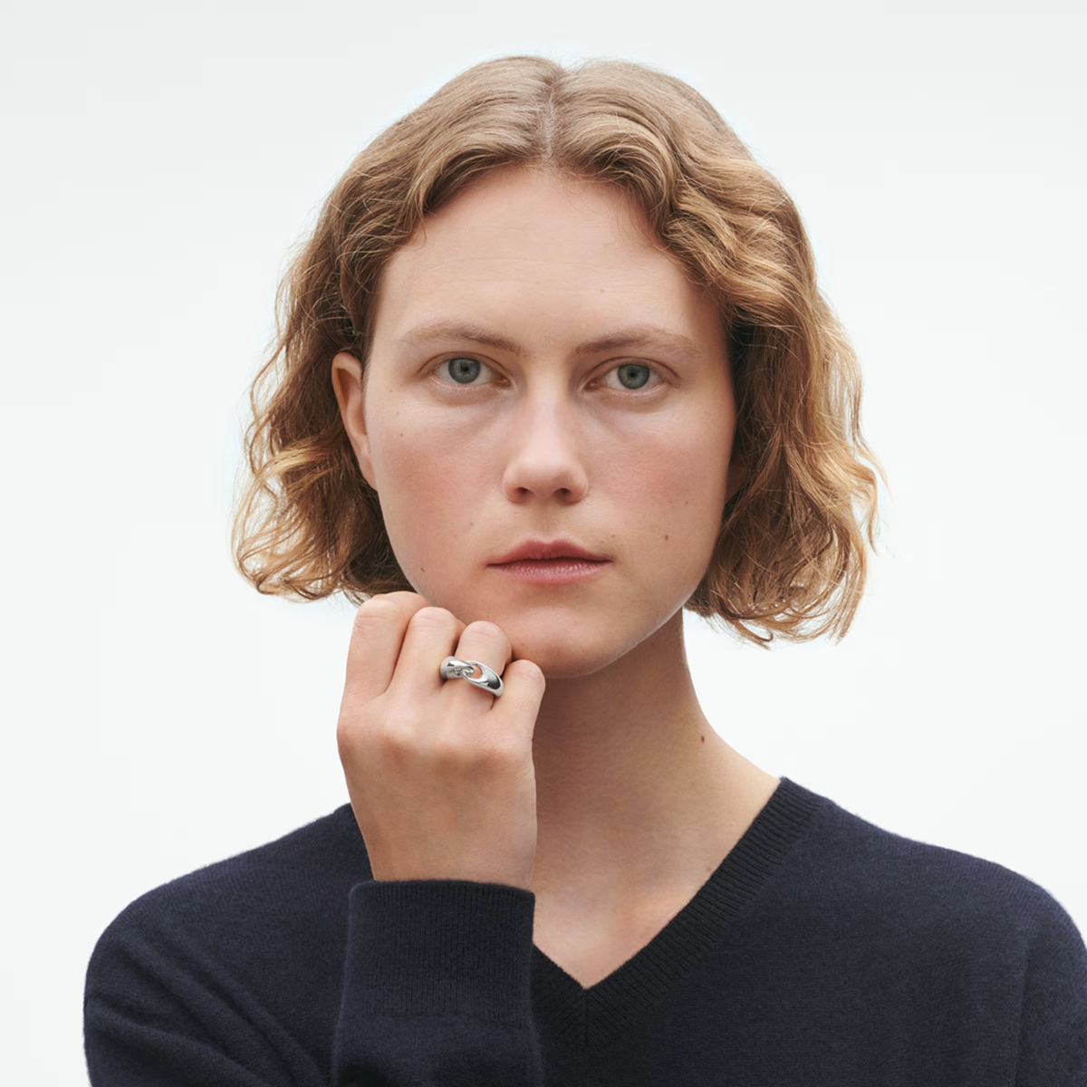 GEORG JENSEN RING REFLECT LARGE GEORG JENSEN RING REFLECT LARGE