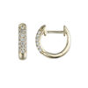 DIAMANT ØRERINGER 0,32CT PAVE