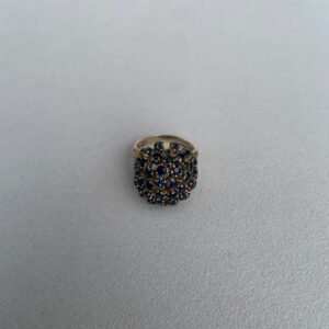 HELLMAN VINTAGE RING MED SAFIR