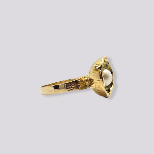 HELLMAN VINTAGE RING MED PERLE