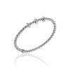 CHIMENTO ARMBÅND STRETCH MED TRE DIAMANTRINGER