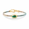OLE LYNGGAARD ARMBÅND LIFE CORNFLOWER MED 4,5MM GULTGULL