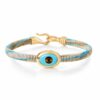 OLE LYNGGAARD ARMBÅND LIFE CORNFLOWER MED ONDT ØYE 6MM GULTGULL