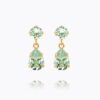 CAROLINE SVEDBOM ØREDOBBER MINI DROP GOLD CHRYSOLITE