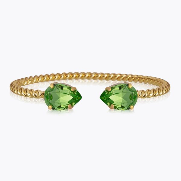 CAROLINE SVEDBOM ARMBÅND MINI DROP GOLD PERIDOTT