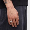 TOM WOOD RING CUSHION SATIN