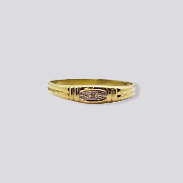 HELLMAN VINTAGE RING MED DIAMANT