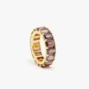IZABEL DISPLAY RING CHUNKY COLORFUL BROWN