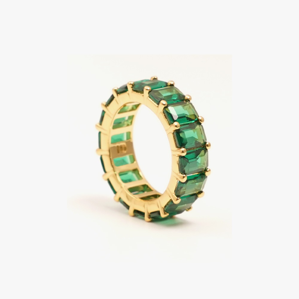 IZABEL DISPLAY RING CHUNKY COLORFUL GREEN