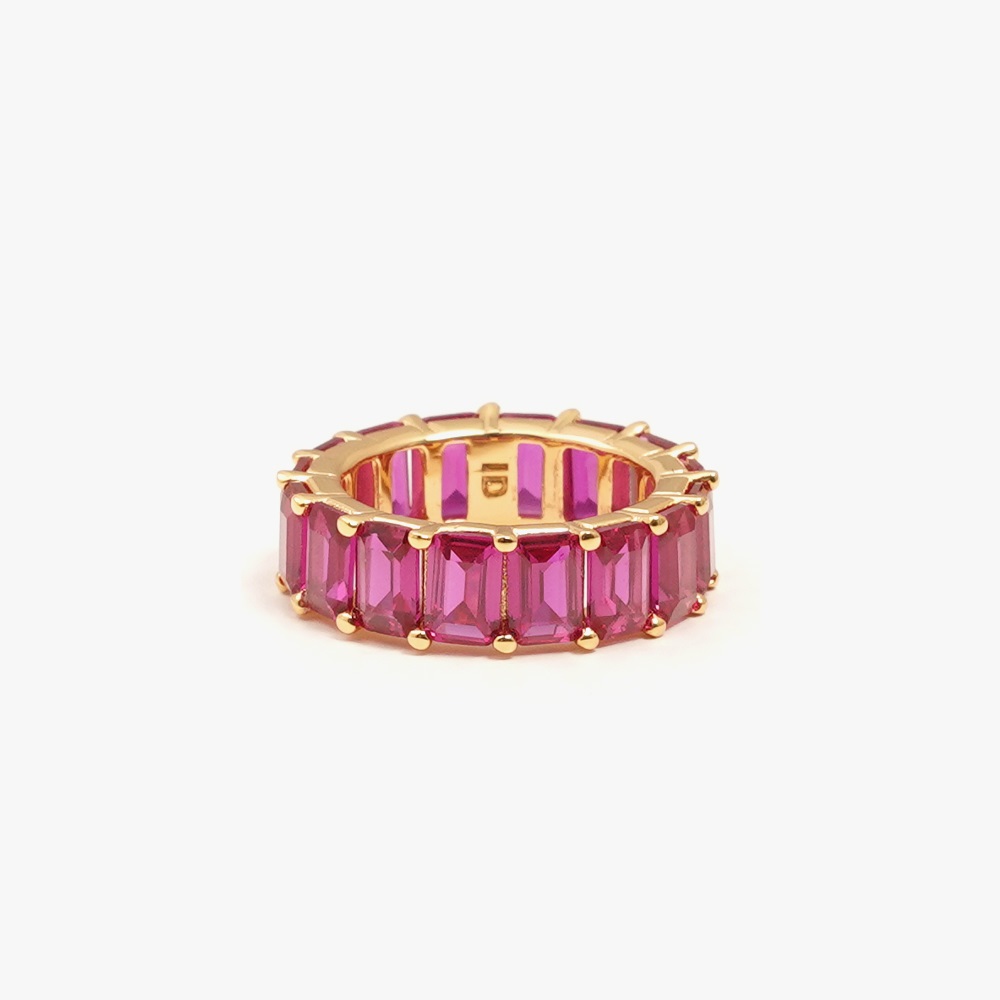 IZABEL DISPLAY RING CHUNKY COLORFUL PINK