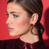 CAROLINE SVEDBOM ØREDOBBER CLASSIC ROPE MULBERRY RED