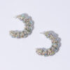 PEARL OCTOPUSS.Y ØREDOBBER FAT DIAMOND HOOPS