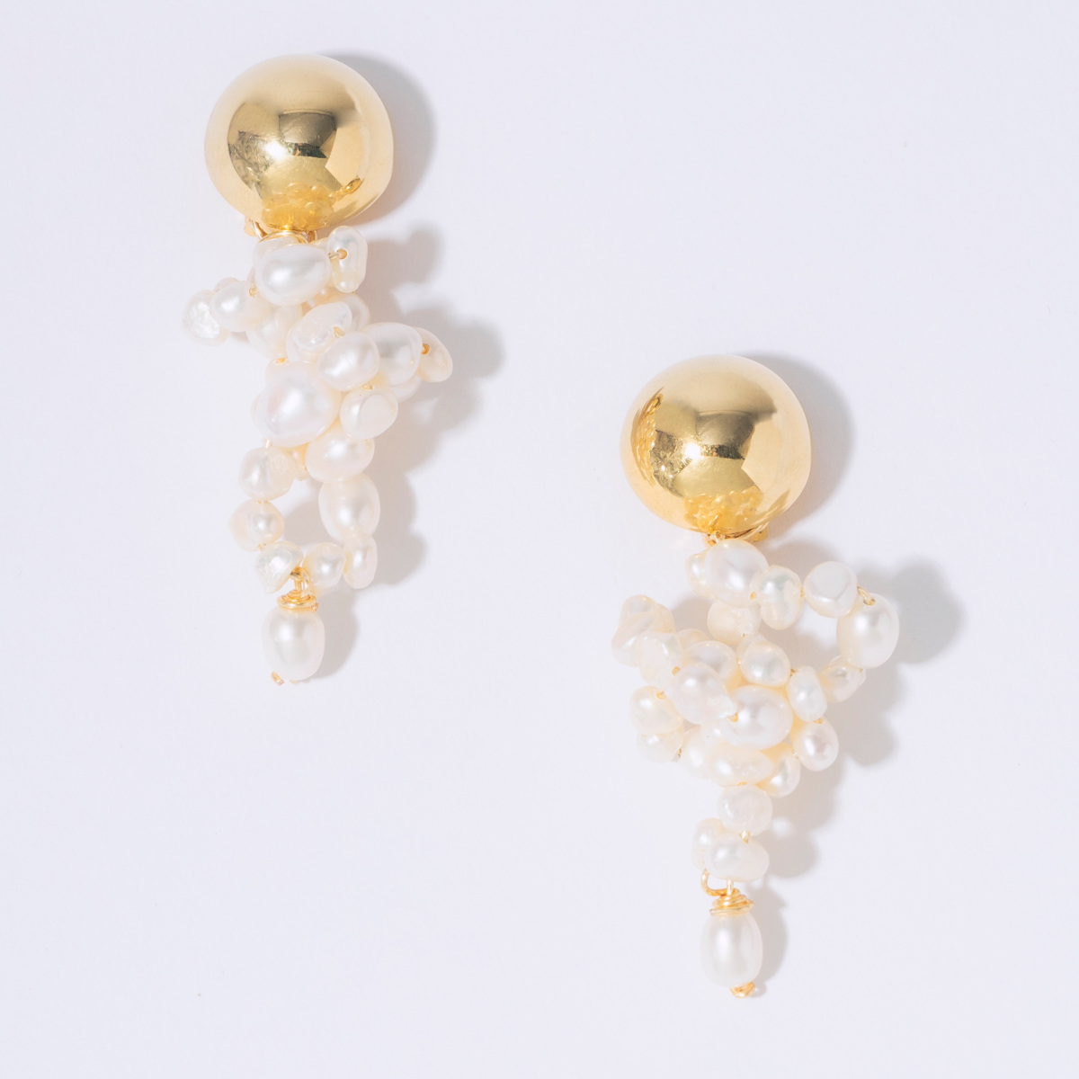 PEARL OCTOPUSS.Y ØREDOBBER PEARLY GOLD GRAPES