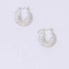 PEARL OCTOPUSS.Y ØREDOBBER TINY DIAMOND HOOPS