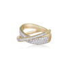 DIAMANTRING GULTGULL TWIST HELLMAN