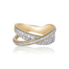 DIAMANTRING GULTGULL TWIST HELLMAN
