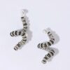 PEARL OCTOPUSS.Y ØREDOBBER VIPER ZEBRA