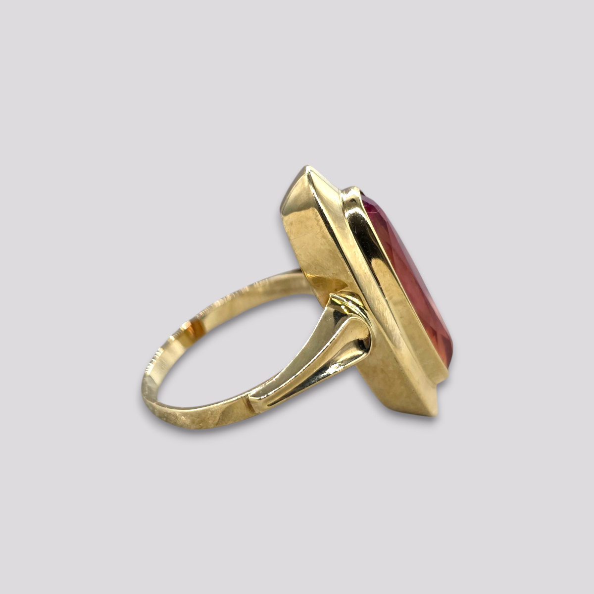 HELLMAN VINTAGE RING MED PADPARACHA