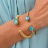CAROLINE SVEDBOM ARMBÅND MINI DROP LAGUNA DELITE