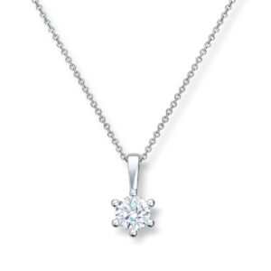 ENSTENS DIAMANTANHENG 1,5CT TW.SI BRILJANT GIA SERTIFISERT