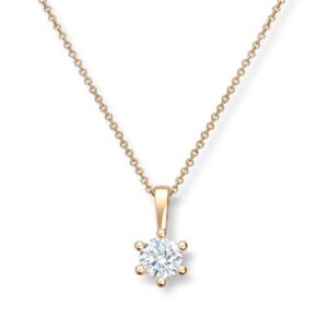 ENSTENS DIAMANTANHENG 1,5CT TW.SI BRILJANT GIA SERTIFISERT
