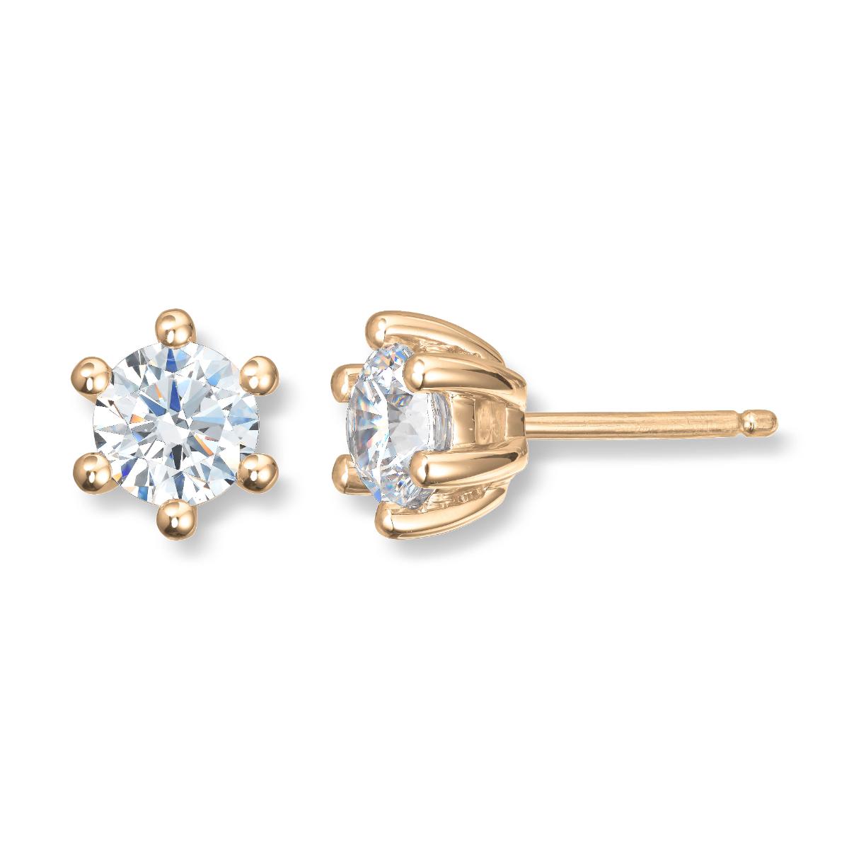 ENSTENS DIAMANTØREDOBBER GULL 1,60CT