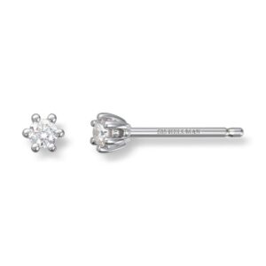 ENSTENS DIAMANTØREDOBBER GULL 0,10CT