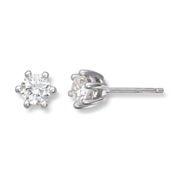 ENSTENS DIAMANTØREDOBBER GULL 0,80CT