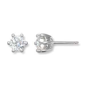 ENSTENS DIAMANTØREDOBBER GULL 1,00CT