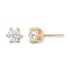 ENSTENS DIAMANTØREDOBBER GULL 1,00CT