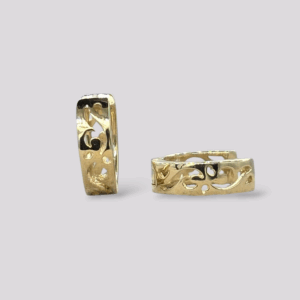 HELLMAN VINTAGE ØRERINGER MED MØNSTER