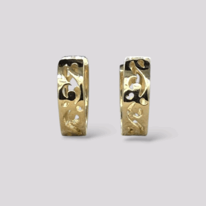 HELLMAN VINTAGE ØRERINGER MED MØNSTER