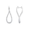 DIAMANTØRERINGER WAVE LARGE 0,97CT